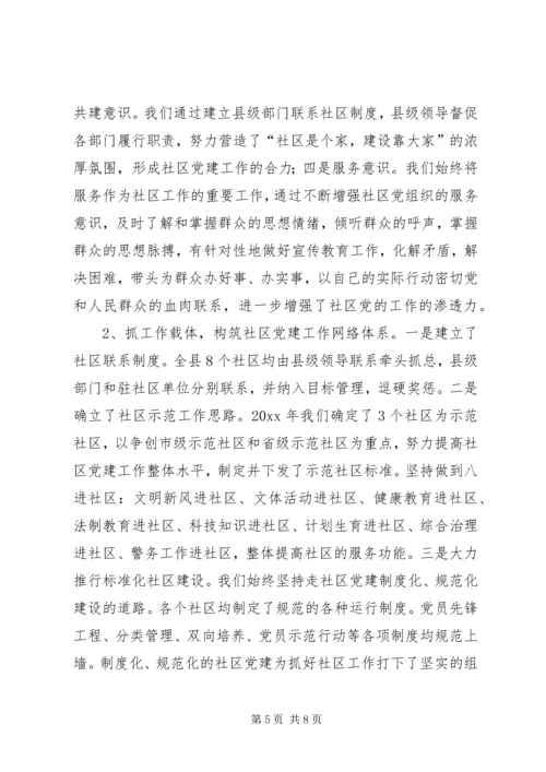 社区党建工作调研报告 (18).docx