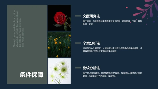 手绘插画风植物与污染研究总结报告