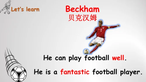 Module 6 Unit 1 You can play football well 课件 (共30