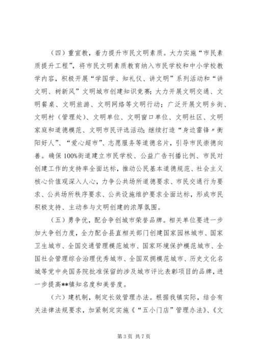 关于XX市创建全国文明城市工作的实施意见 (4).docx