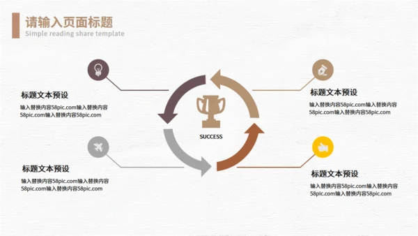 阅读的乐趣读后感通用PPT模板