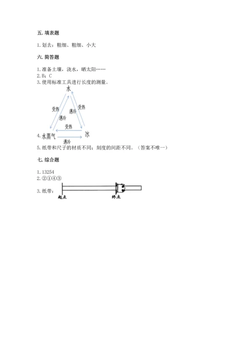 教科版一年级上册科学期末测试卷附参考答案【考试直接用】.docx