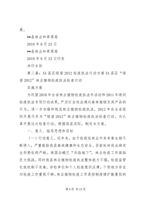 自然保护区“绿盾20XX年”专项行动整改落实方案.docx