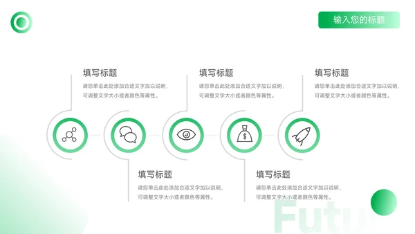 绿色时尚金融行业汇报PPT模板