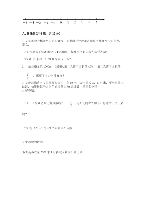 冀教版小升初数学模拟试卷含完整答案（名校卷）.docx