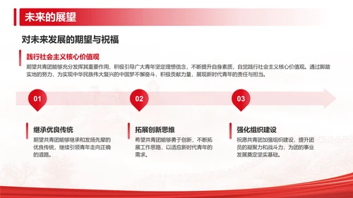 红色党政风入团思想汇报与实践总结PPT模板