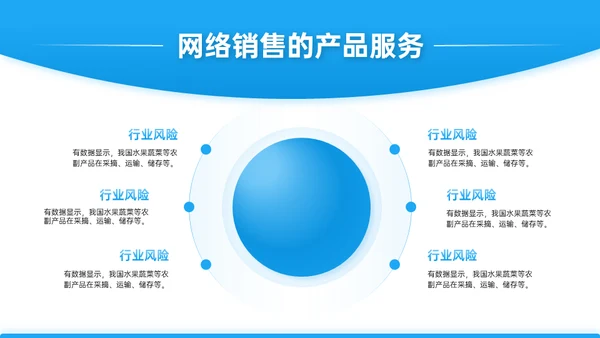 蓝色商务风工作汇报人物背景的通用PPT模板