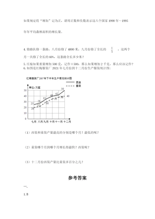 四川省【小升初】2023年小升初数学试卷（夺分金卷）.docx