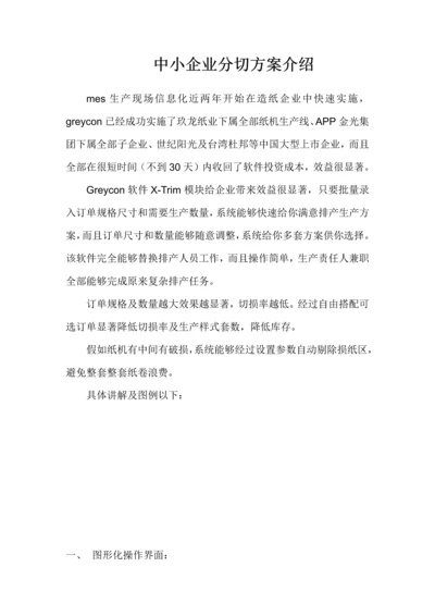 mes软件中小企业实施专项方案.docx