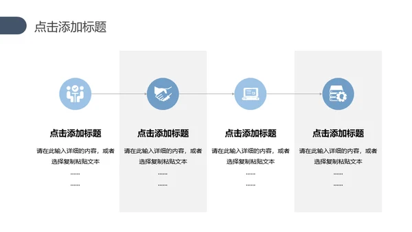 集团公司企业发展历程通用PPT模板