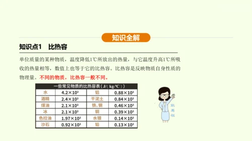 人教版 初中物理 九年级全册 13.3比热容 第1课时课件（28页ppt）
