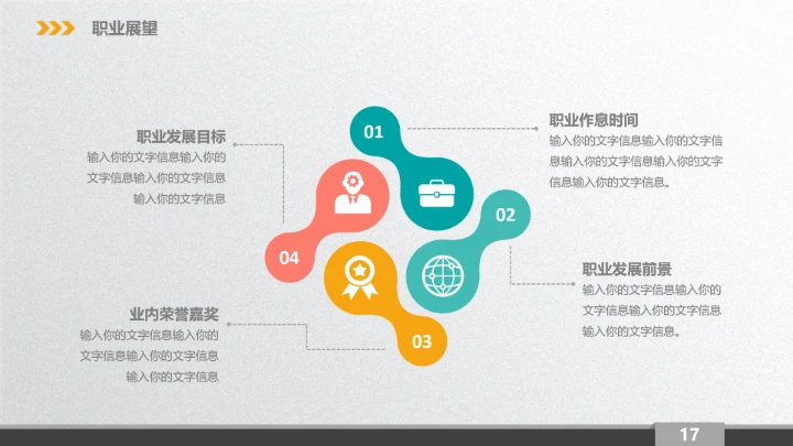 学生工作职业规划PPT模板