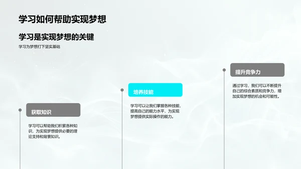 梦想实现与学习