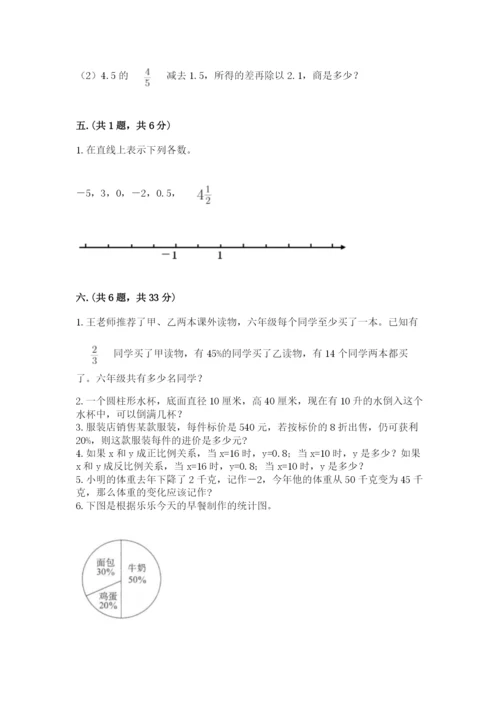 青岛版六年级数学下册期末测试题带答案（突破训练）.docx