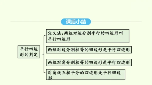 18.1.2第1课时平行四边形的判定课件（共40张PPT） 2025年春人教版数学八年级下册