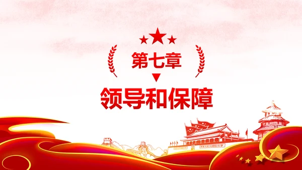中国共产党支部工作条例党课PPT模板