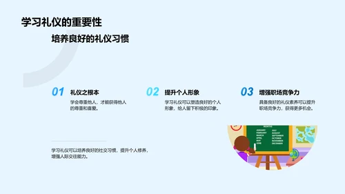 礼仪素养提升指南PPT模板