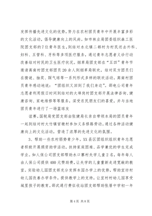 团市委青农工作汇报材料 (2).docx