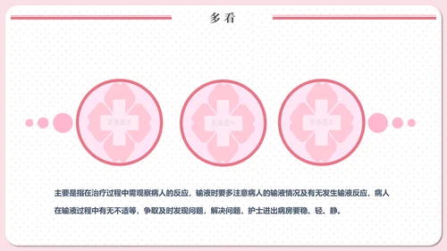 实用责任护士粉色清新医疗医学PPT模板
