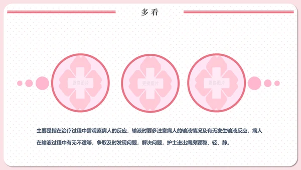 实用责任护士粉色清新医疗医学PPT模板