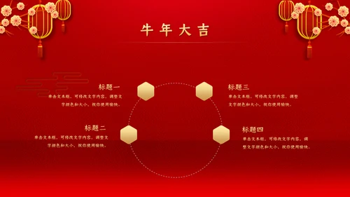 微立体中国风迎新春年会盛典通用PPT模板