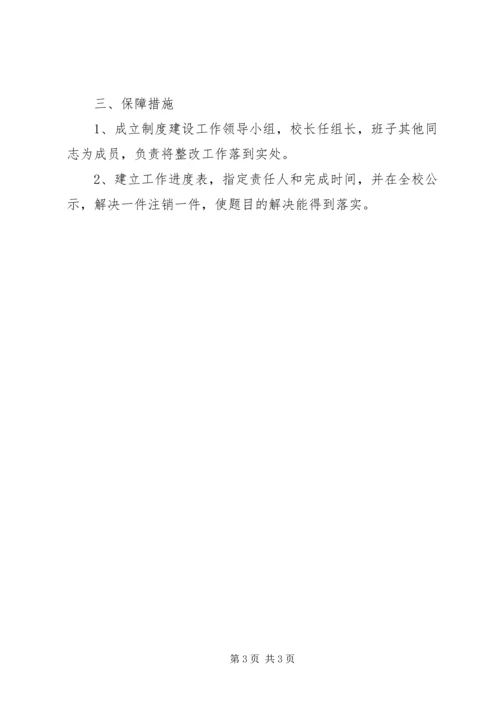 党的群众线路活动制度整改建设计划.docx