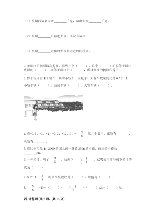 北师大版六年级下册数学 期末检测卷附答案【预热题】.docx