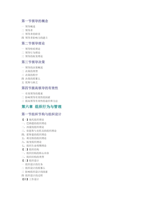 组织行为学纲要.docx