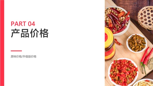 白色简约风餐饮螺蛳粉宣传产品介绍