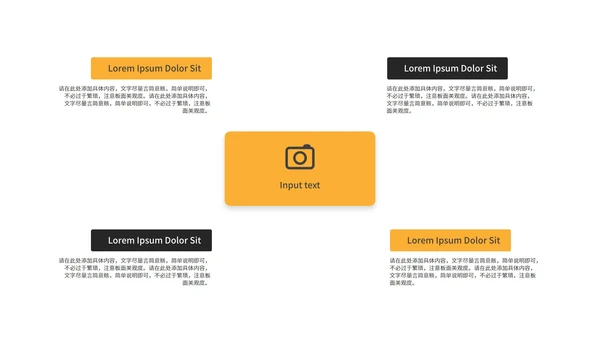 黄色简约风企业宣传PPT模板