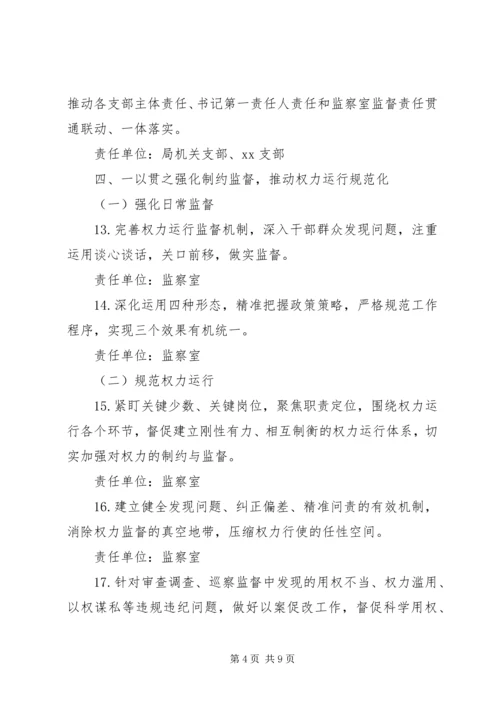 全面从严治党“两个责任”任务分解方案.docx