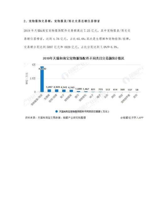 中国宠物服饰行业市场现状及发展趋势分析-将朝专业化、差异化及品牌化发展.docx