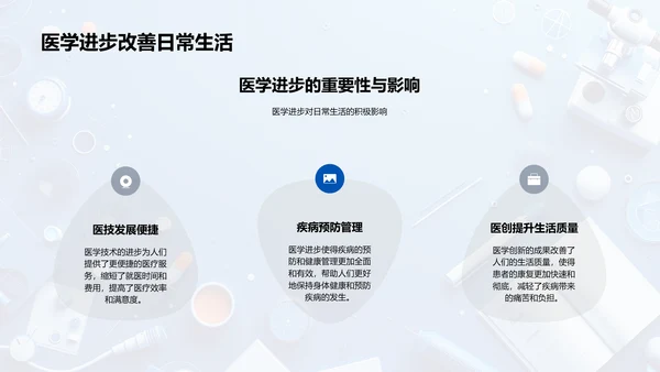 医学探索讲座PPT模板