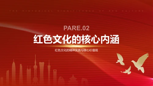 红色党政风文化的历史意义与时代价值PPT模板