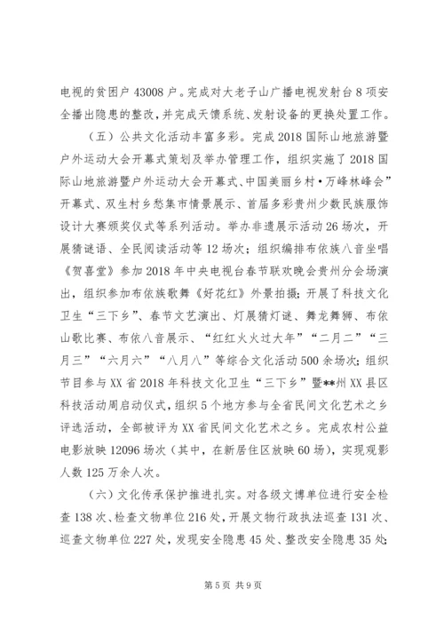 文新局XX年度工作总结及XX年工作计划_1.docx