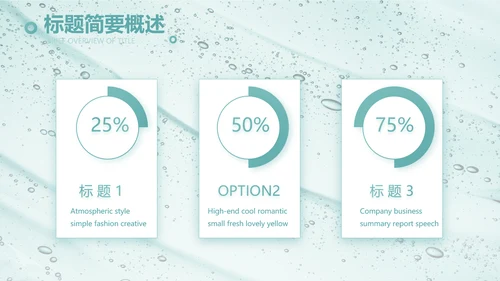 蓝色创意美容化妆品介绍工作总结PPT