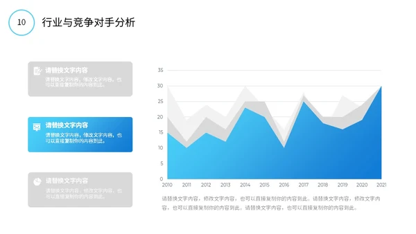 励志风蓝色渐变大海杨帆起航砥砺前行总经理年终总结PPT