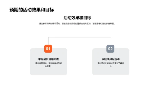 家庭春节精彩计划