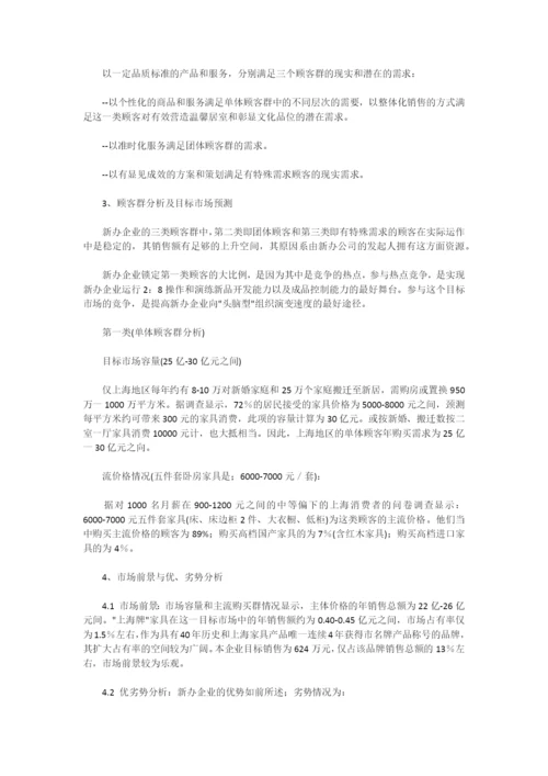 装饰公司创业计划书范文.docx