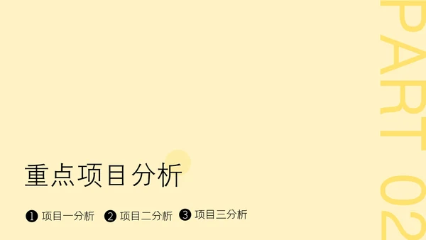 黄色简约风高级感年中述职汇报PPT模板