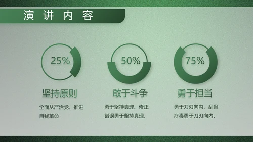 绿色大气军队院校课程教学动态PPT模板