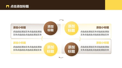 棕黄色都江堰介绍旅游攻略PPT模板