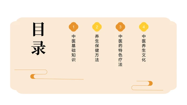 中医药养生保健知识讲解PPT模板