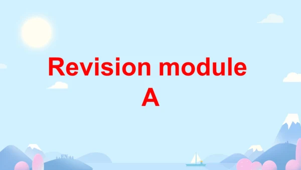 Revision module A 