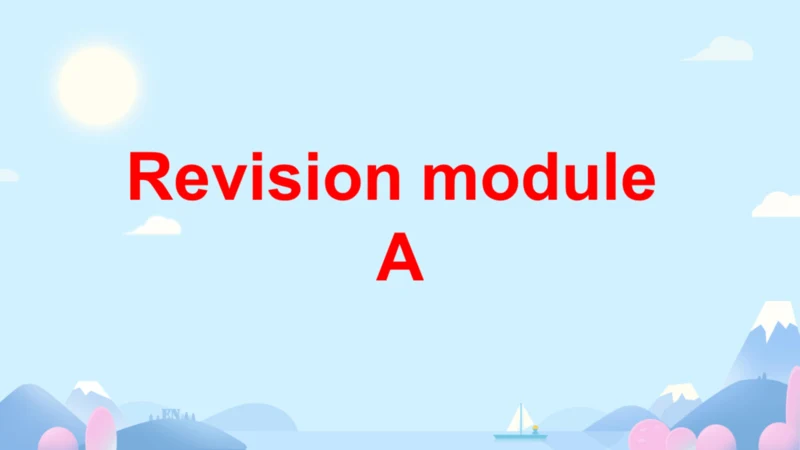 Revision module A 