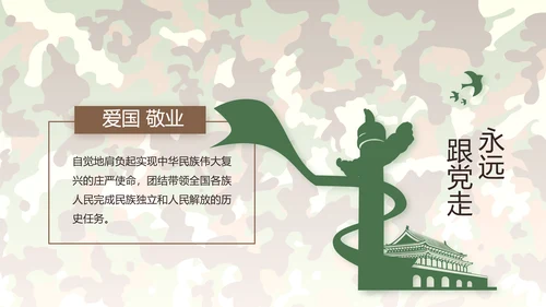 部队军事年终工作总结汇报动态PPT