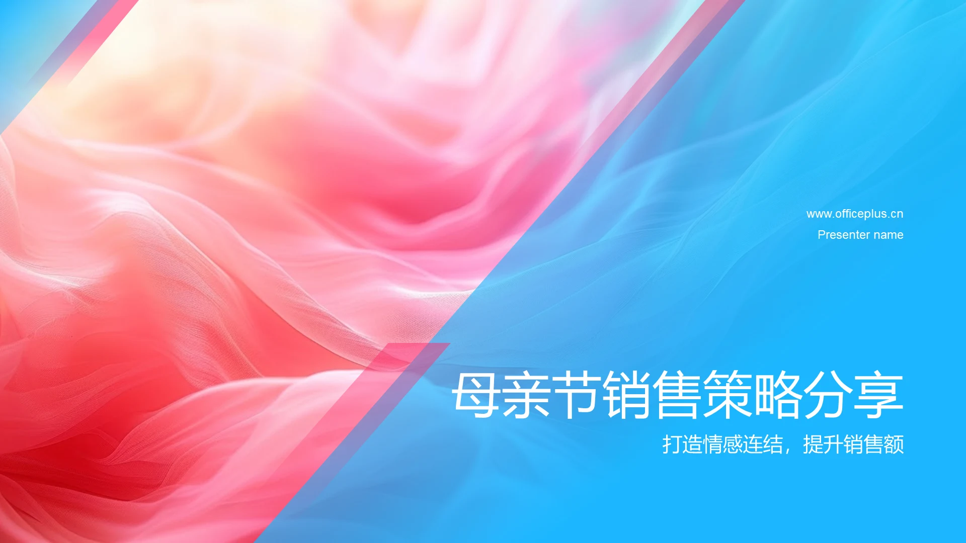 母亲节销售策略分享PPT模板