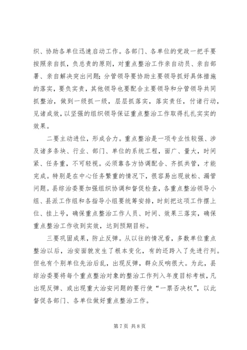 县委副书记在全县社会治安重点整治工作会议上的讲话.docx