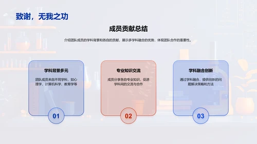 交叉学科研究答辩PPT模板