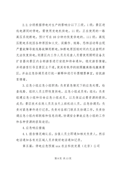 重大会议期间停电应急预案3.docx